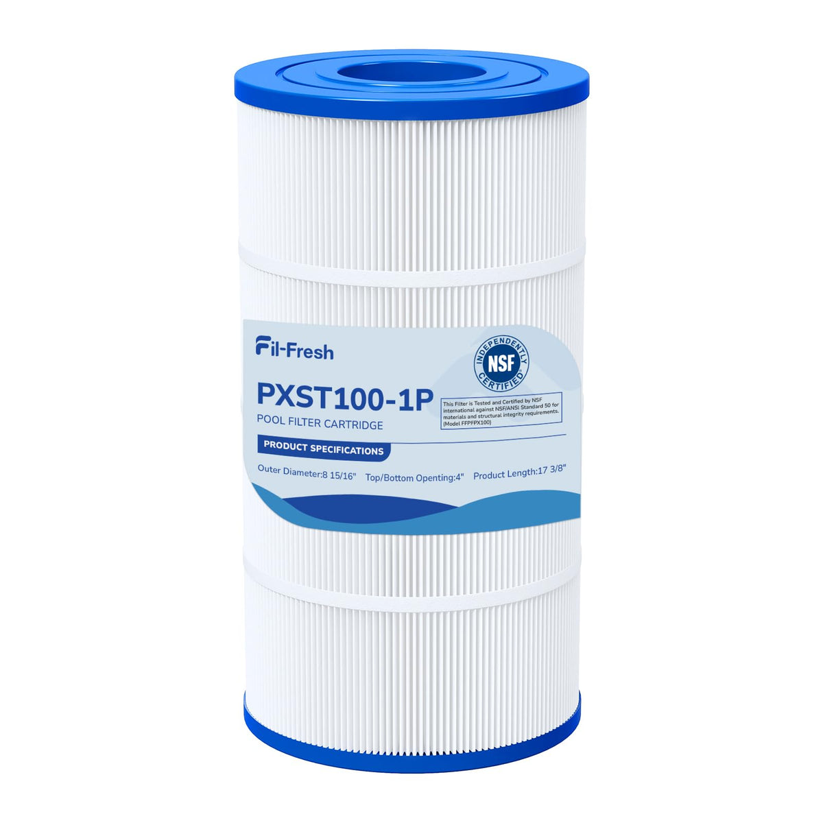 Fil-fresh PXST100 filter cartridge, compatible with Hayward XStream, for clearer pool water.