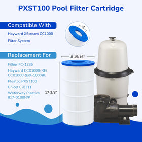 Fil-fresh PXST100 compatibility with Hayward XStream improves upgrade options.