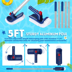 FillTouch semi-deep skimmer net for mid-depth cleaning and quick tidying
