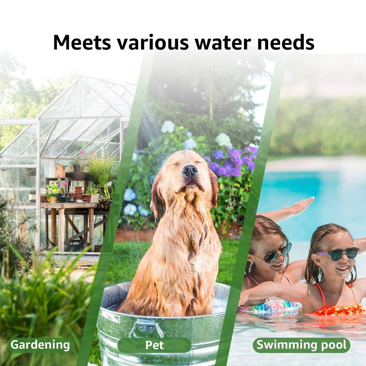 Long-life performance by Filterlogic filter delivers months of cleaner garden water.