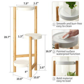FILWH-assembly-quick-setup-3-tier-stand showing step-by-step assembly