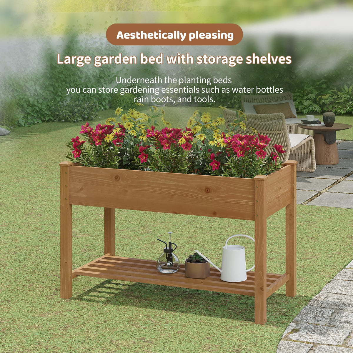 FILWH liner bag and drainage hole design promotes soil drainage and airflow