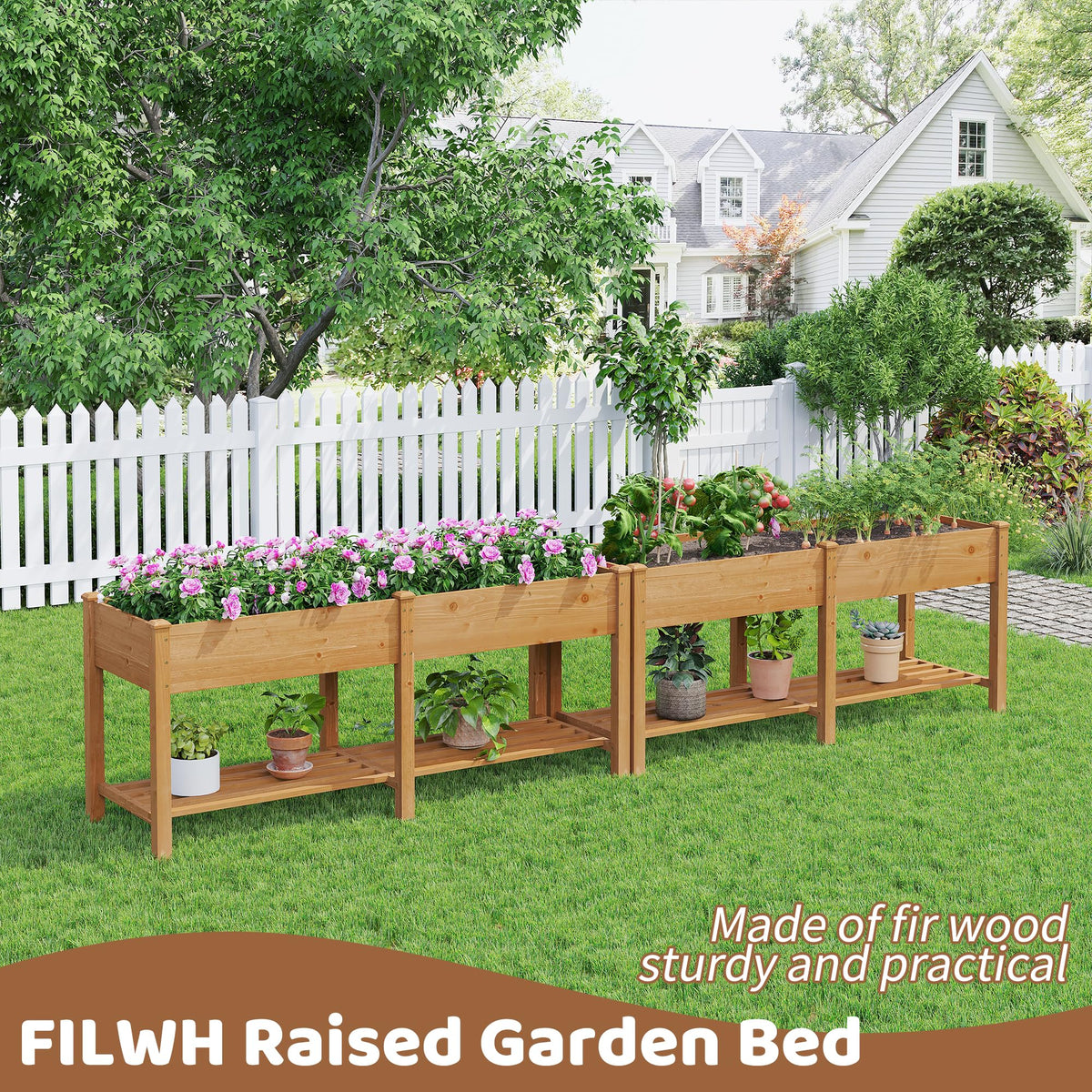 FILWH medium 48x24x30-5in planter suitable for balconies and patios