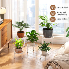 FILWH plant stand black display for modern interiors