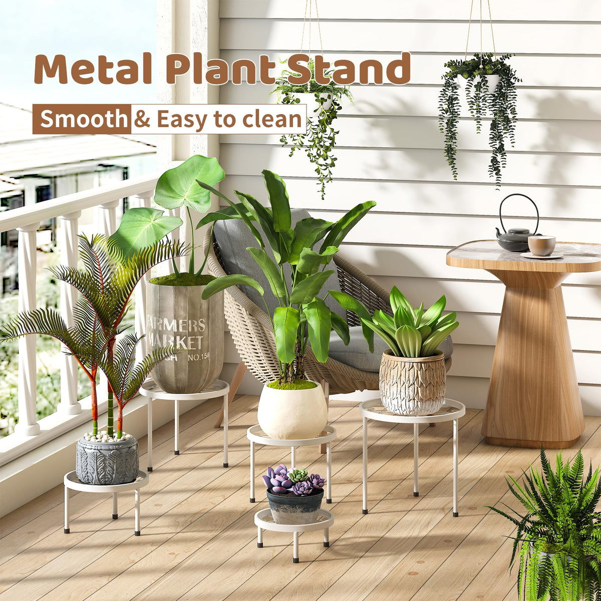 FILWH plant stand brown display highlighting rustic decor compatibility