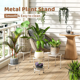 FILWH plant stand brown display highlighting rustic decor compatibility