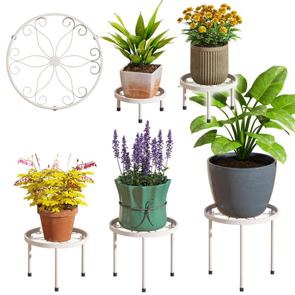 FILWH plant stand white display for versatile arrangement