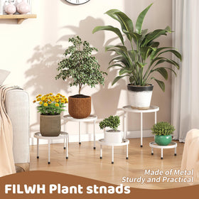 FILWH anti-rust finish on iron plant stand for durability