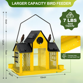FIMOFIDRE bird feeder with water cup for birds