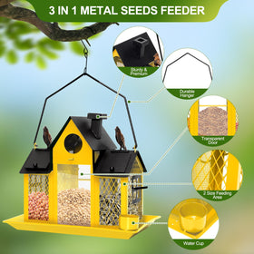 FIMOFIDRE squirrel-proof metal feeder design