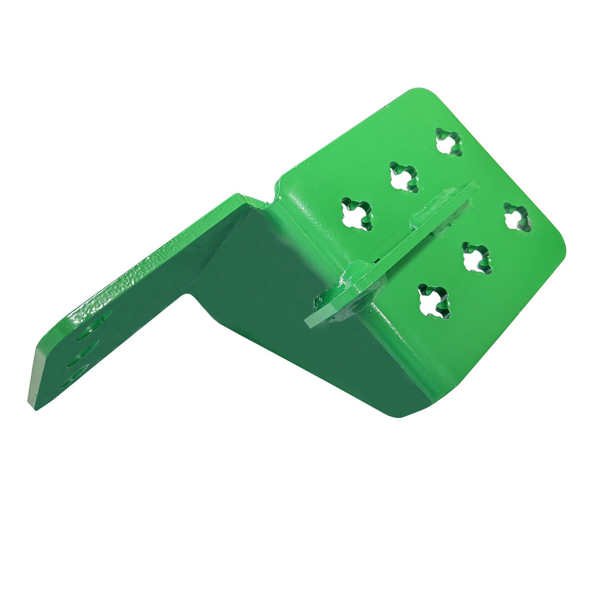 Finalawolf bolt-on 6in tractor driver step—CNC-cut close-up highlights precision for durable performance.