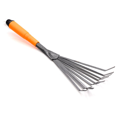 Finder Steel Hand Rake 156-length design for efficient soil prep