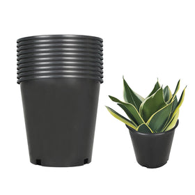 Findmall 10-pack 2-gallon nursery pot top view for seedling starts.