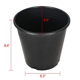Findmall nursery pot bottom view highlights drainage holes for healthy root airflow.