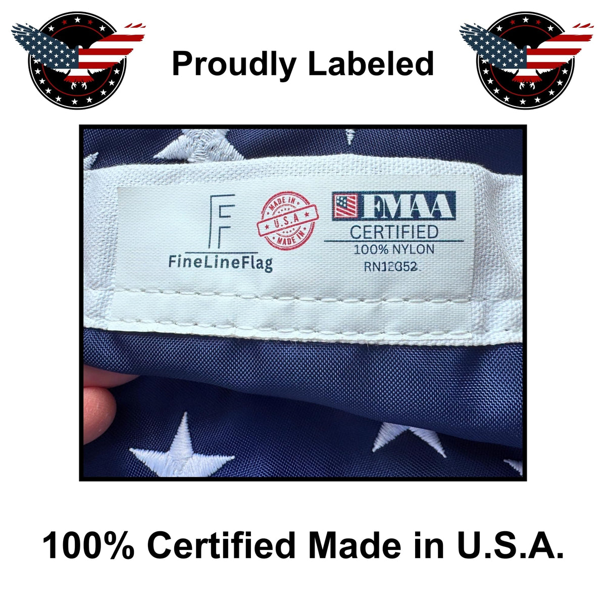 Fine Line Flag pole sleeve mount enables smooth, tangle-free operation on spinning poles.
