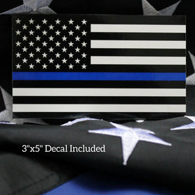 Fine Line Flag heavy-duty header and brass grommets ensure secure outdoor mounting.