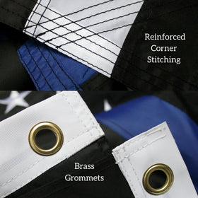 Fine Line Flag honors law enforcement for homes, offices, or ceremonies.