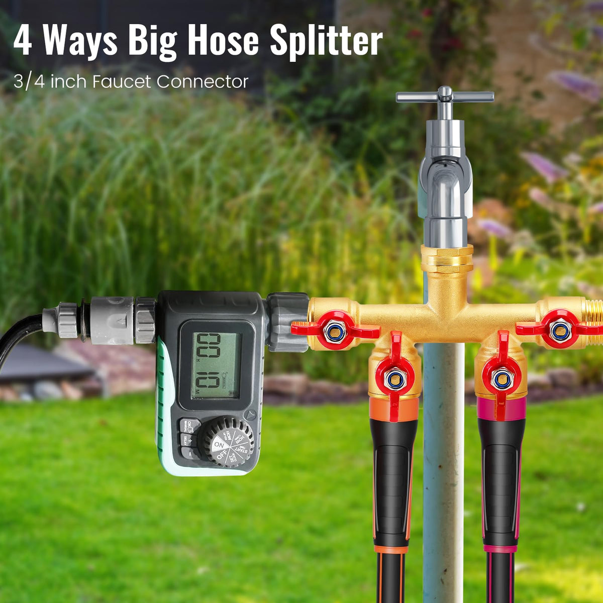 Finest+ extra rubber washers included to help prevent leaks.