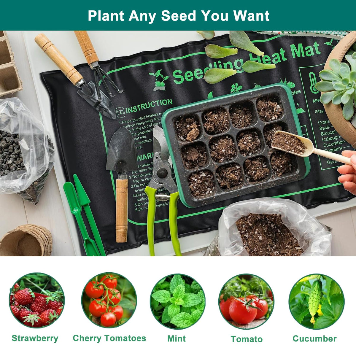 FINEST+ seed-starting system suits home gardeners and small indoor setups.