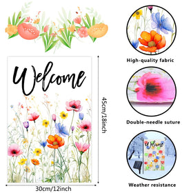 Finphoon Spring LED garden flag patio installation brightens sunny spaces