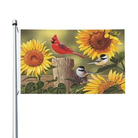 Fiokroo year-round decorative flag creates a welcoming focal point.