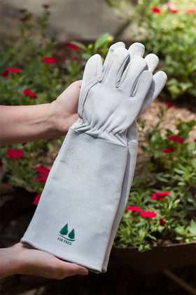 Fir Tree goatskin gloves are washable for easy maintenance.