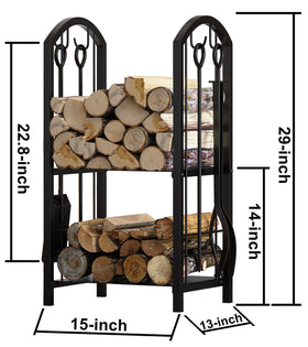 Fire Beauty durable black finish suits both indoor hearth and outdoor fire pit.