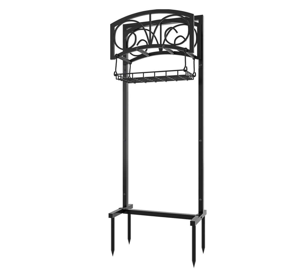 Fire Beauty garden hose holder supports universal hose sizes for versatility.