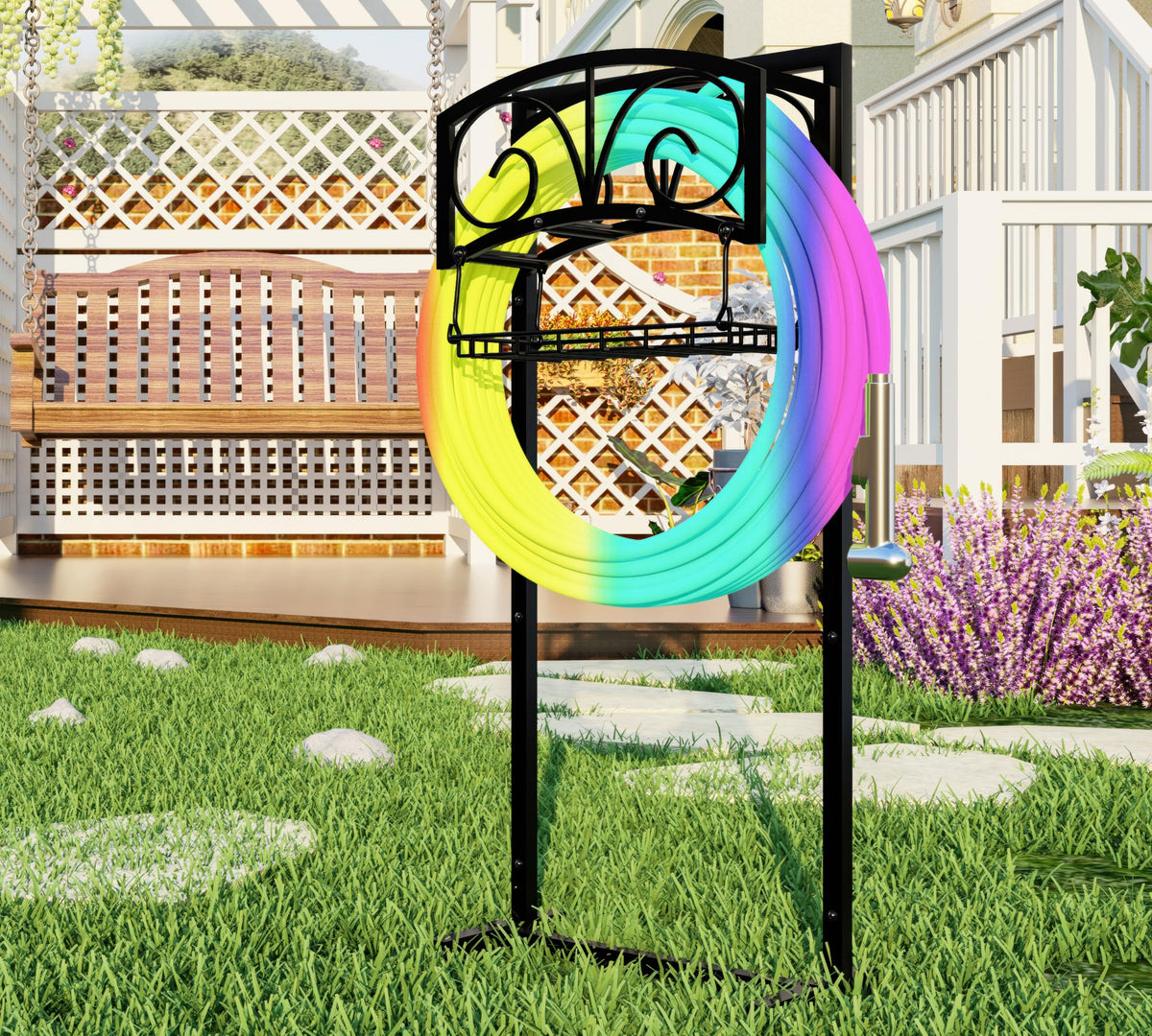 Fire Beauty hose holder storage basket keeps essentials organized at a glance.