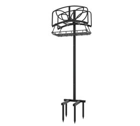 Fire Beauty installation-ready setup on patio demonstrates easy placement.