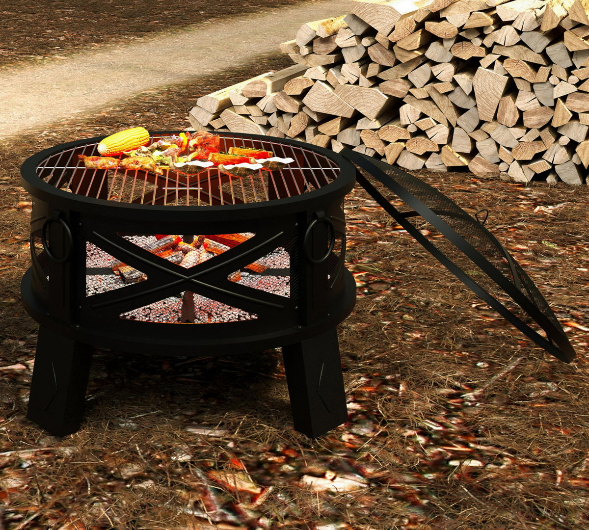 Fire Beauty heavy-duty steel build withstands high flames for long burns.