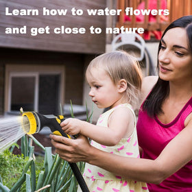 Fire Frog garden nozzle is suitable for plants, washing cars, and pet showers.