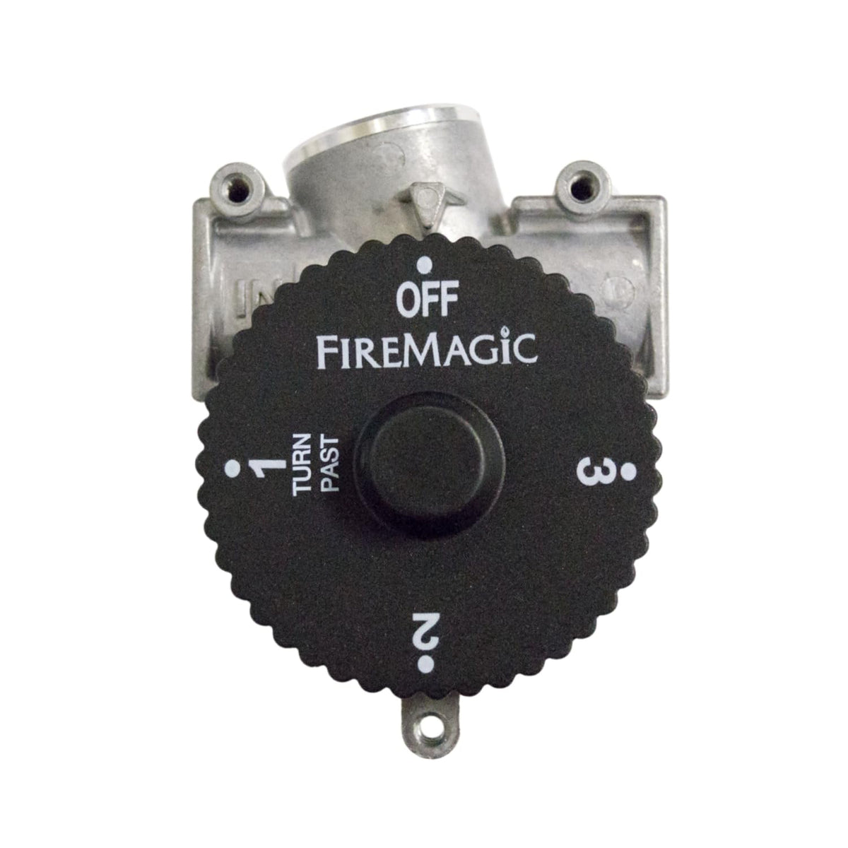 Fire Magic 3090 timer dial readout for simple three-hour control.