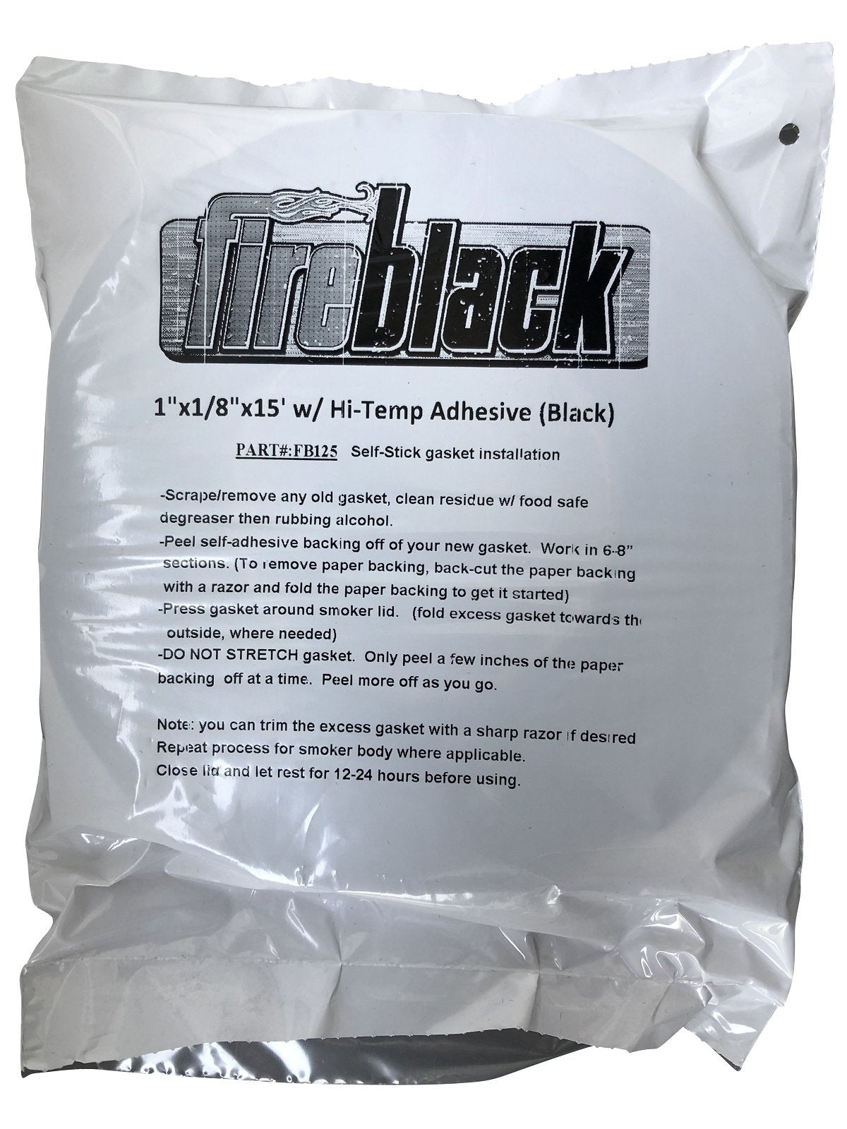 FireBlack125 Lavalock adhesion for secure surface attachment.