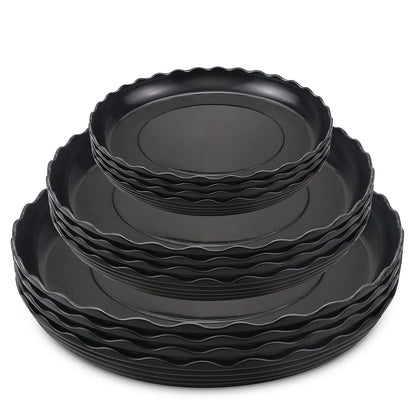 Fireboomoon 6-inch wave saucer provides a stable base and drip containment.