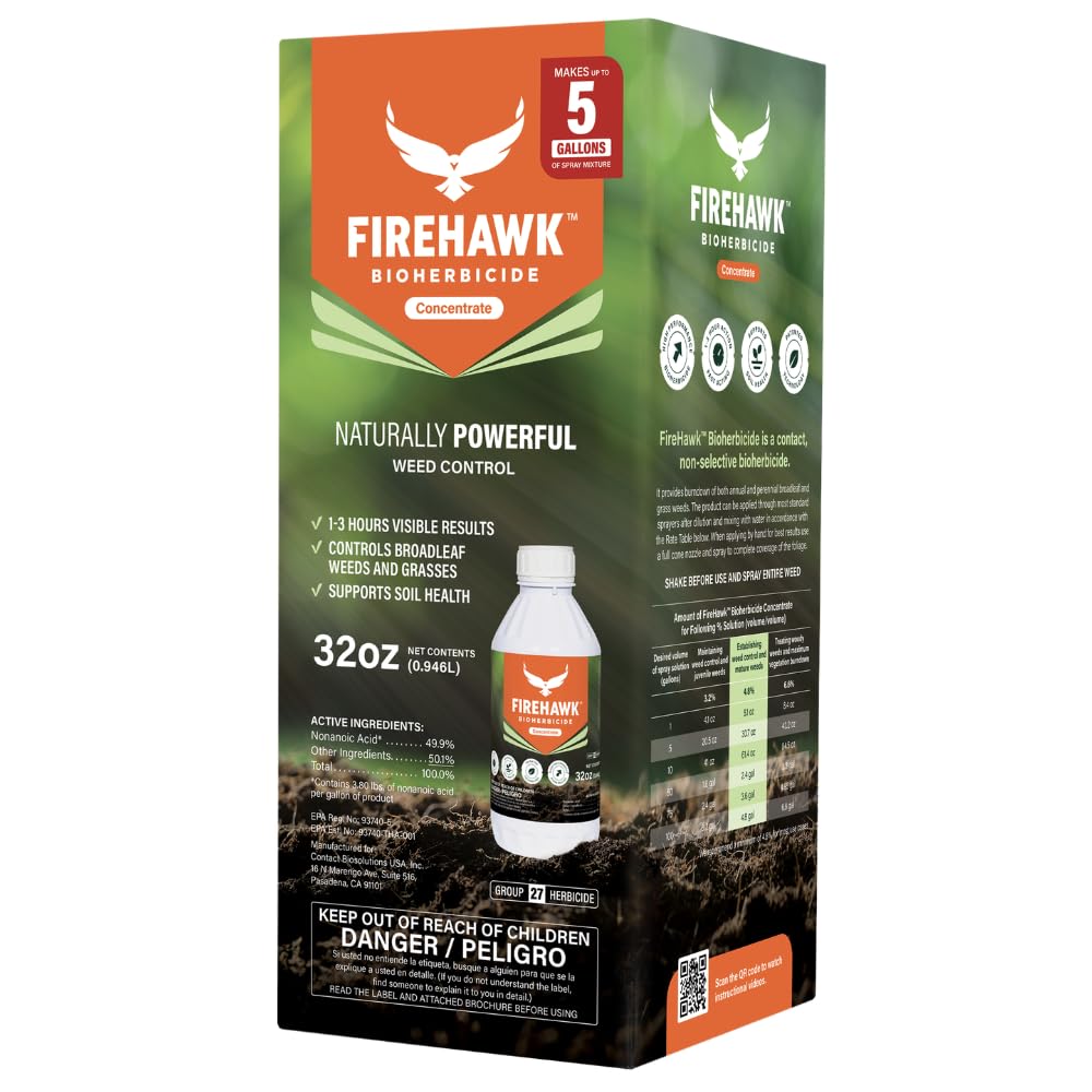 FireHawk Bioherbicide concentrate dilution mix demonstrates flexible strength for various areas