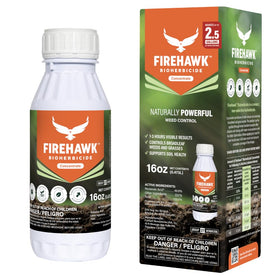 Close-up of FireHawk label showing ingredients and usage notes