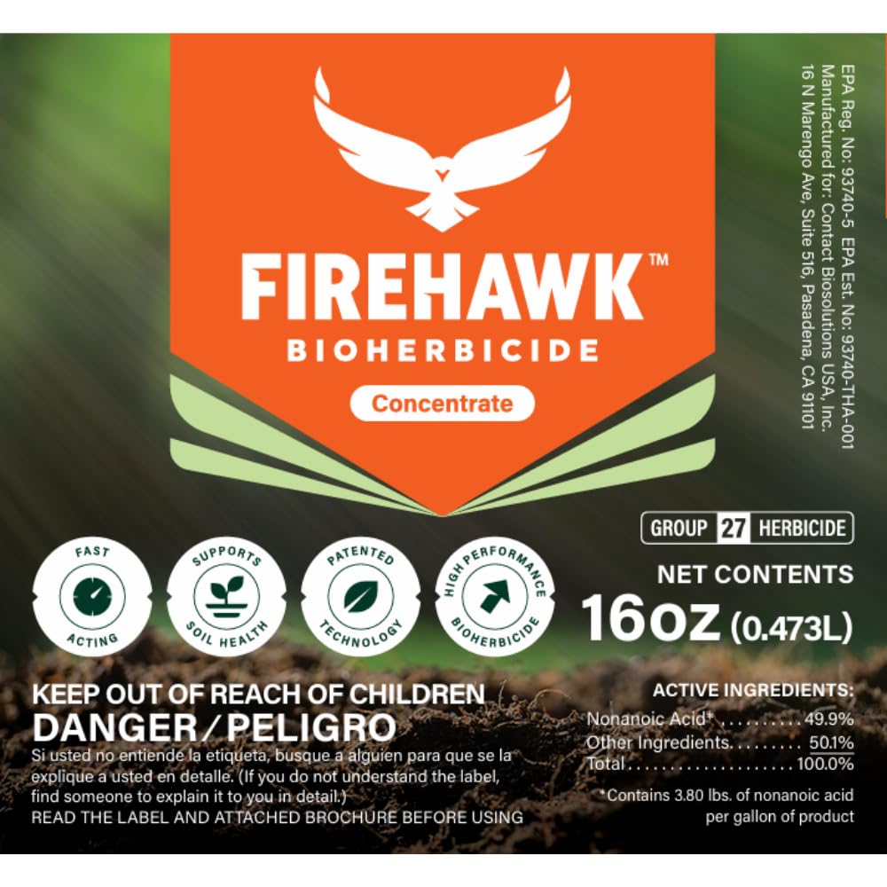 Spot-treatment setup with FireHawk on targeted weed growth