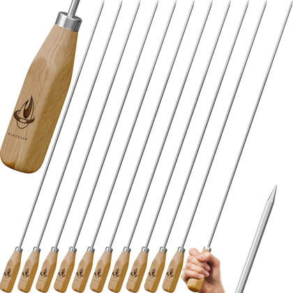 Fireside marshmallow sticks 34inch long for safe campfire roasting