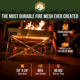 Fireside Outdoor 24in pit exact fit detail for seamless replacement.