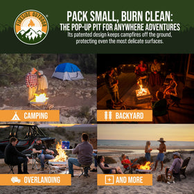 Fireside Outdoor durable mesh designed for 50+ uses and long life.