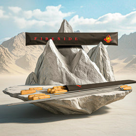 Fireside portable roasting sticks are easy to carry for picnics and camping