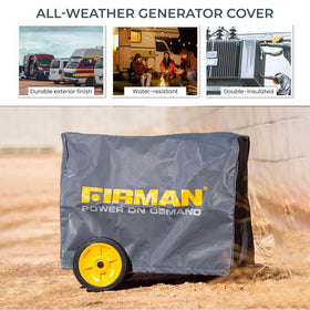 Firman 1002 cover with drawstring keeps the fit secure during wind