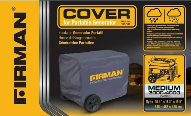 Firman 1002 cover shields generator during RV trips and sites
