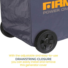 Firman 1002 cover features secure closure to reduce movement