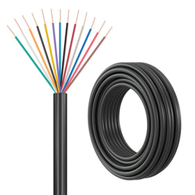 Firmerst 18/13 sprinkler wire with UV jacket for outdoor durability.