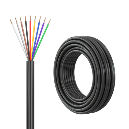FIRMERST 18/9 sprinkler wire for 30 feet, ideal for direct burial irrigation.