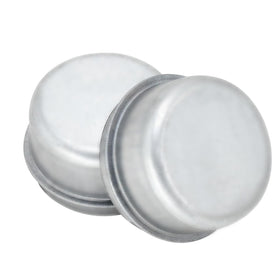 Two-piece grease cap set compatible with Exmark and Toro mowers, simple installation