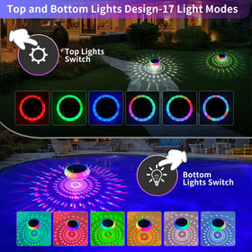 FirstE Solar Floating Pool Lights solar recharge enables cord-free illumination