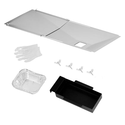FIRXZYMZ adjustable grease tray for Nexgrill provides easy cleanup during grilling.
